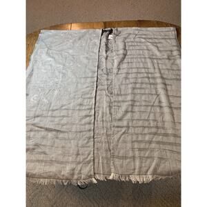 Saachi Animal Print Sparkle Kimono Ruana Handwoven Gray Taupe NWT! Reg $67